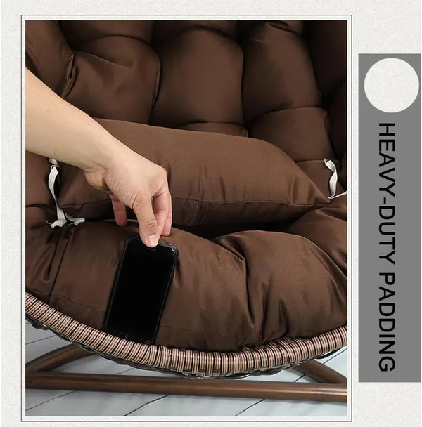 Brown_Microfibre_Cushion_For_Hanging_Basket_Round_Shape_Swing_Chair_Cushions_For_Outdoor_Egg_Swing_Chair_Garden_Swing,_Seat_Padded_Pillow_Cushion