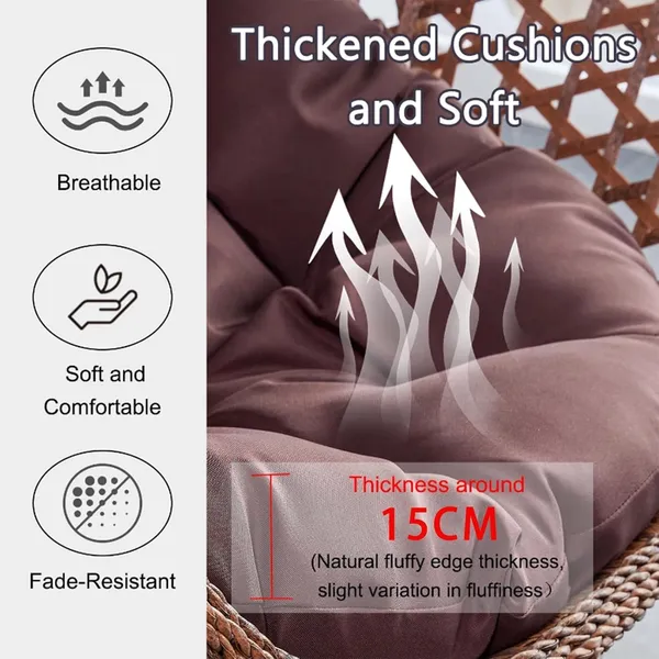 Brown_Microfibre_Cushion_For_Hanging_Basket_Round_Shape_Swing_Chair_Cushions_For_Outdoor_Egg_Swing_Chair_Garden_Swing,_Seat_Padded_Pillow_Cushion