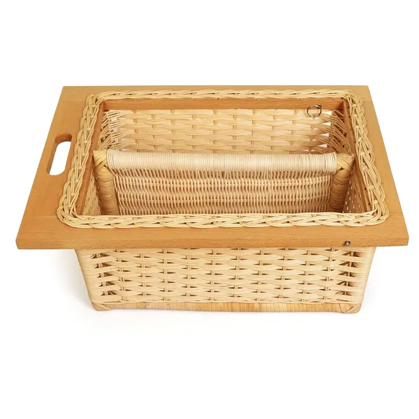 Beige_Wicker_Basket_With_Partition_For_Modular_Kitchen_Hand_Woven_Cane_Storage_Organizer_Multi-Purpose_Basket_For_Fruits,_Vegetables_&_Pantry