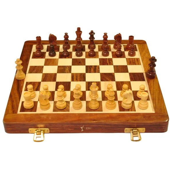 Brown_Premium_Wooden_Chess_Board_Game_Set_For_Adults_&_Kids_Handcrafted_Folding_Board_With_Magnetic_Wooden_Pieces_Travel_Friendly_Classic_Strategy_Game