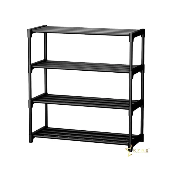 Black_Multipurpose_Plastic_Shoe_Rack_For_Home_–_4_Layer_Foldable_Shoe_Organizer_Lightweight_&_Space-Saving_Shoe_Stand_For_Entryway,_Hall,_Bedroom