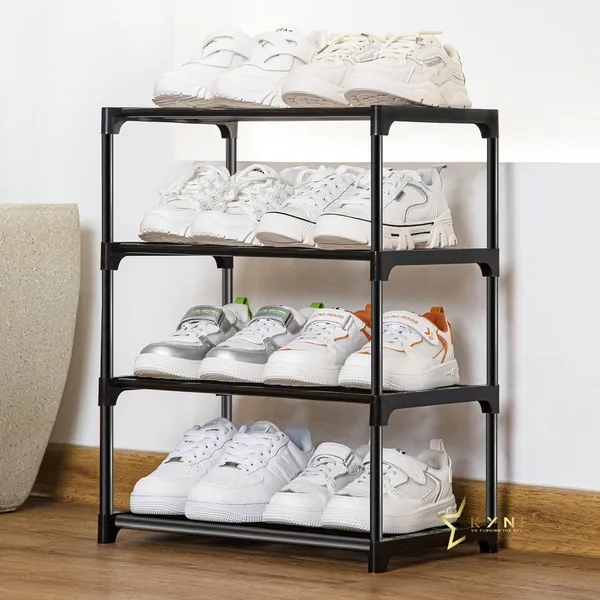Black_Shoe_Rack_4_Tier_Shoe_Rack_With_Shelf,_Folding_Shoe_Rack_For_Bedroom,_Living_Room,_Entryway,_,_Shoerack,_Footwear_Stand_For_Home,_Shoe_Rack_Plastic,_Shoe_Rack_With_4_Layer