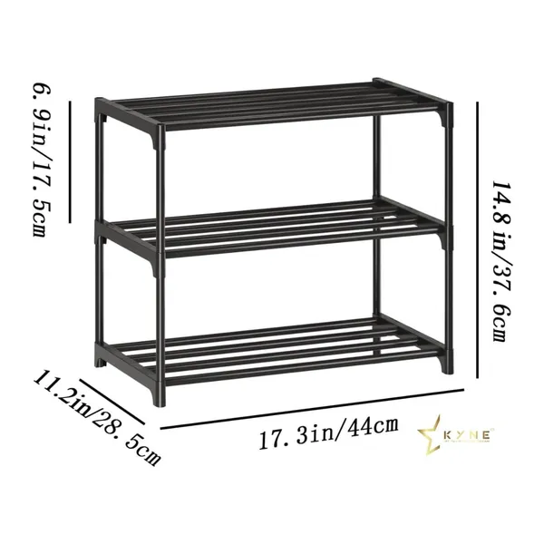 Black_Shoe_Rack_For_Home_3_Tier_Plastic_Shoe_Stand_Multipurpose_Foldable_&_Stackable_Shoe_Storage_Organizer_Lightweight_Durable_Shoes_Rack_For_Bedroom,_Entryway,_Hallway_Furniture