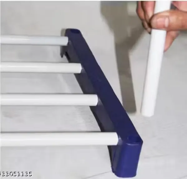 White_&_Blue_Shoe_Rack_For_Home_|_3_Tier_Plastic_Shoe_Stand__For_Bedroom,_Entryway,_Hallway_Furniture