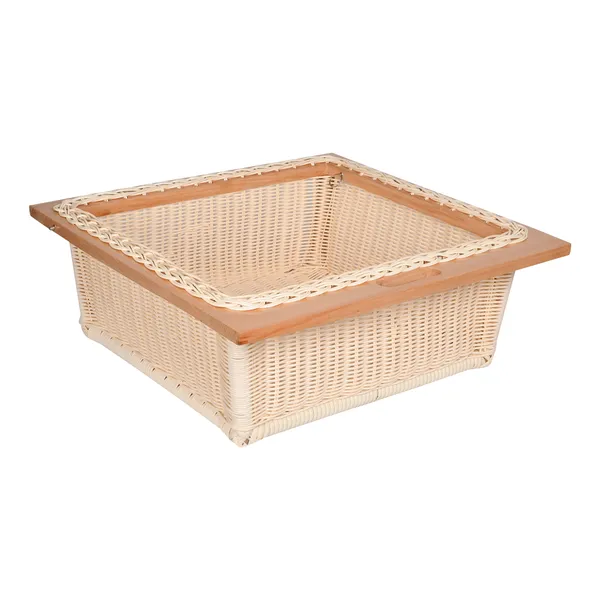 PVC_Wicker_Basket_for_Modular_Kitchen,_Stylish_&_Durable_Storage_Organizer_for_Cabinets_&_Drawers_(Beige)