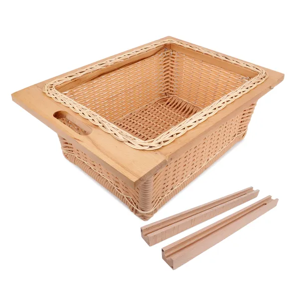PVC_Wicker_Basket_for_Modular_Kitchen_-_Brown,_Pull_Out_PVC_Wicker_Basket_for_Kitchen_Cabinet,_Vegetables_&_Fruits_Storage
