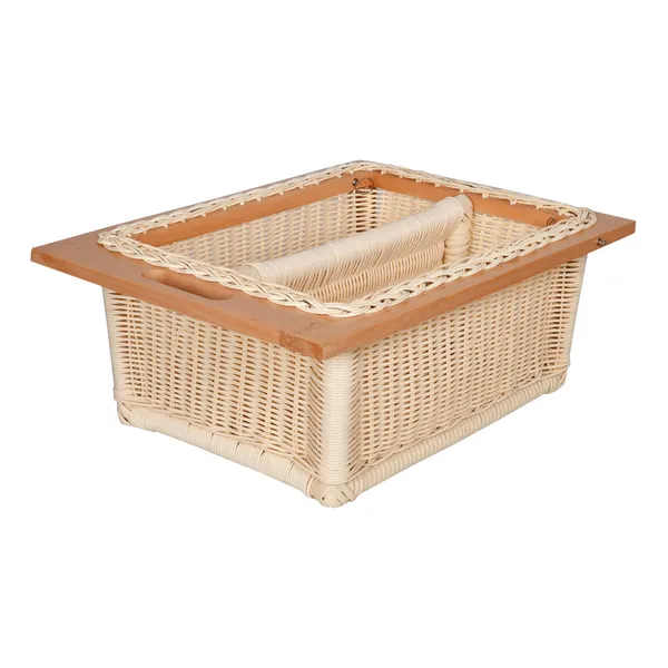 Round_PVC_Wicker_Basket_with_Partition_for_Modular_Kitchen,_Stylish_&_Durable_Storage_Organizer_for_Cabinets_&_Drawers_(Beige)