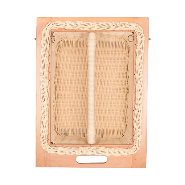 Round_PVC_Wicker_Basket_with_Partition_for_Modular_Kitchen,_Stylish_&_Durable_Storage_Organizer_for_Cabinets_&_Drawers_(Beige)