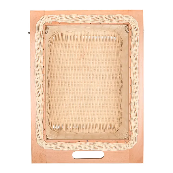 Wicker_Basket_for_Modular_Kitchen_With_Channel/Runners,_Stylish_&_Durable_PVC_Storage_Organizer_for_Cabinets_&_Drawers_(Beige)_(16.5_W_X_20_L_X_4_H_Inch(Round_PVC))