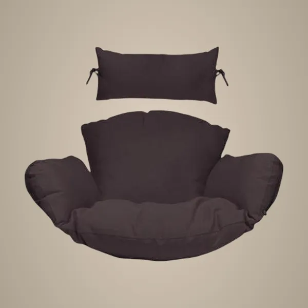 Black_Microfibre_Cushion_For_Hanging_Basket_|_Outdoor_Egg_Swing_Chair_Polyester_Designer_Cushion