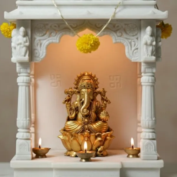 Rahadecor_Small_Handmade_Lord_Ganesha_Idol_for_Home_Office_Desk_&_Spiritual_Gift_-_7cm_(2.8in)_H