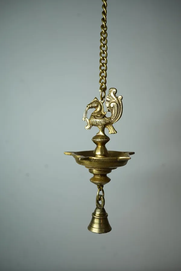 Rahadecor_Handmade_Ethnic_Peacock_5_Oil_Wick_Brass_Hanging_Diya_for_Home_Decoration_-_55cm_Height