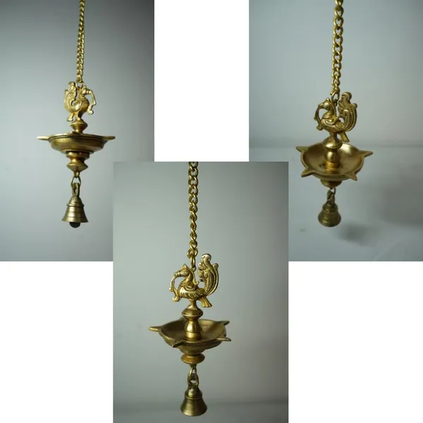 Rahadecor_Handmade_Ethnic_Peacock_5_Oil_Wick_Brass_Hanging_Diya_for_Home_Decoration_-_55cm_Height