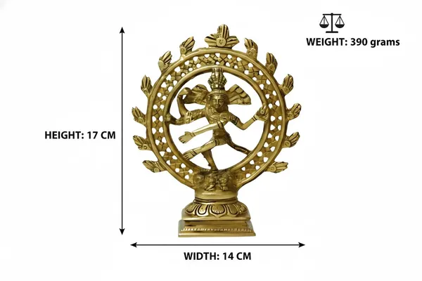 Rahadecor_Gold_Plated_Dancing_Shiva_Natraj_Statue_Figurine_for_Home_Decor_&_Spiritual_Gifts_-_Height_17cm_(6.7in)