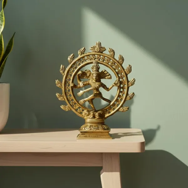 Rahadecor_Gold_Plated_Dancing_Shiva_Natraj_Statue_Figurine_for_Home_Decor_&_Spiritual_Gifts_-_Height_17cm_(6.7in)