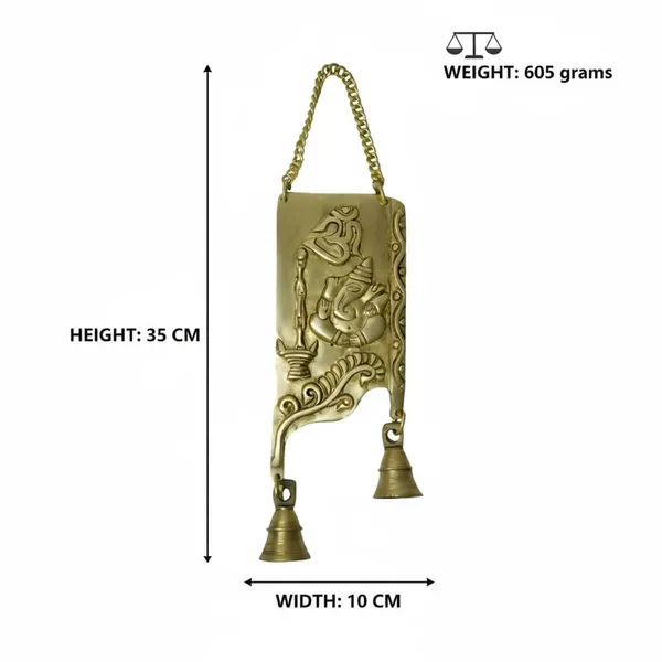 Rahadecor_Pure_Brass_Shree_Ganesha_Wall_Decor_Handcurved_Religious_Hanging_-_35cm