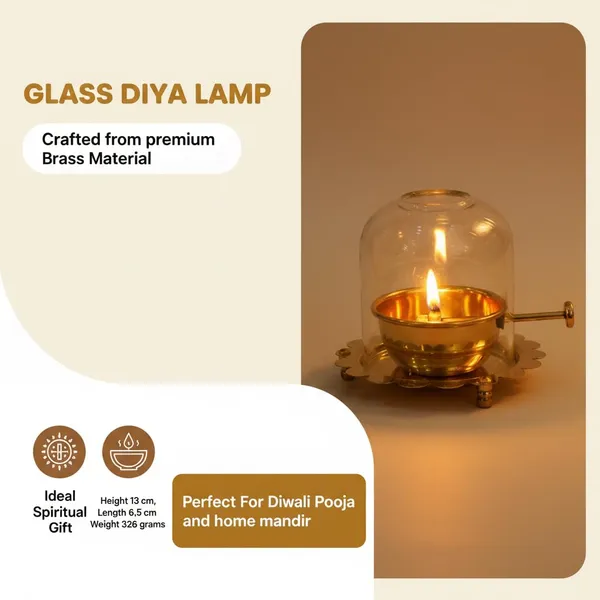 Brass_Akhand_Diya_Oil_Lamp_with_Glass_Cover_&_Screw_Lid_Traditional_Deepak_for_Pooja_Mandir_Diwali_Home_Temple_Spiritual_Decor_Height_13_cm_Weight_326_g