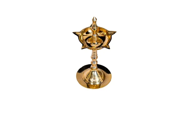 Kerala_Samai_Diya_5_Wick_Brass_Oil_Lamp_for_Pooja_Mandir_|_Traditional_Tall_Brass_Deepak_for_Diwali_Festival_Decor_|_Ghee_Oil_Lamp_|_13_cm_Height_95_g