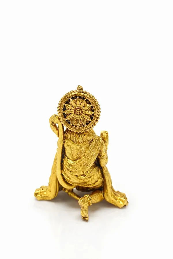 Rahadecor_100%_Pure_Brass_Handcrafted_Hanuman_Ji_Murti_for_Home_Puja_(Size:_5cm)_|_Lord_Hanuman_Idol_for_Desk,_Car_and_Home_Decor_|_Balaji_Idol_|_Bajrangbali_Murti_|_Bahubali_Hanuman_Idol