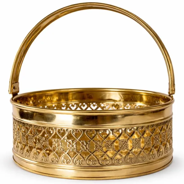 271-BRASS_ROUND_BASKET_NO.1_|_H-8,L-21_Weight-300