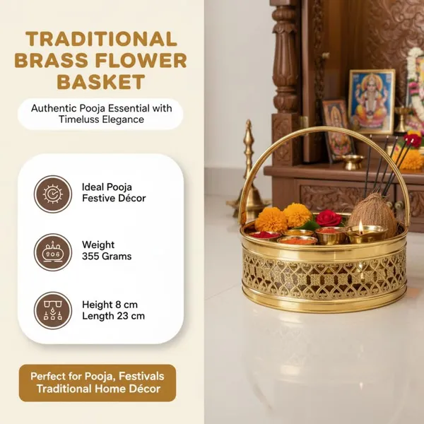 271-BRASS_ROUND_BASKET_NO.1_|_H-8,L-21_Weight-300