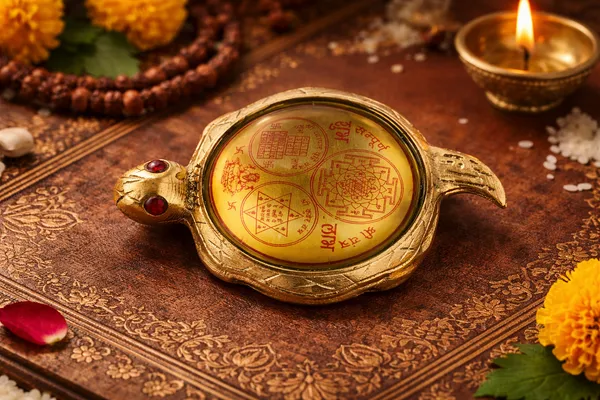 Golden_Brass_Big_Tortoise_Shree_Yantra_|_300g