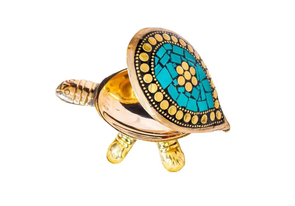Handcrafted_Brass_Green_Turtle_Trinket_Box_with_Turquoise_Inlay_|_H-4cm,L-7cm,_Weight-110g