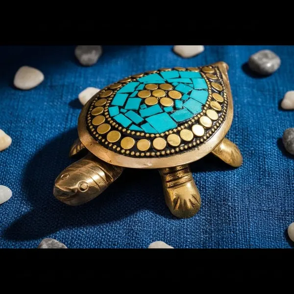 Handcrafted_Brass_Green_Turtle_Trinket_Box_with_Turquoise_Inlay_|_H-4cm,L-7cm,_Weight-110g