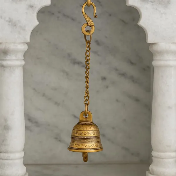 Golden_Brass_Decorative_Mini_Hanging_Bell_With_Chain_&_Hook_-_0.315_Kg_-_H_42_Cm,_L_6_Cm,_B_6_Cm_-_Traditional_Wall_Hanging_Temple_Pooja_Ghanti