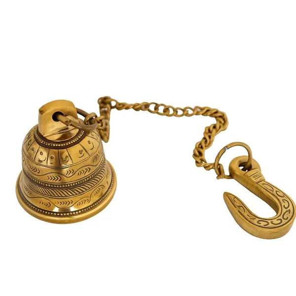 Golden_Brass_Decorative_Mini_Hanging_Bell_With_Chain_&_Hook_-_0.315_Kg_-_H_42_Cm,_L_6_Cm,_B_6_Cm_-_Traditional_Wall_Hanging_Temple_Pooja_Ghanti