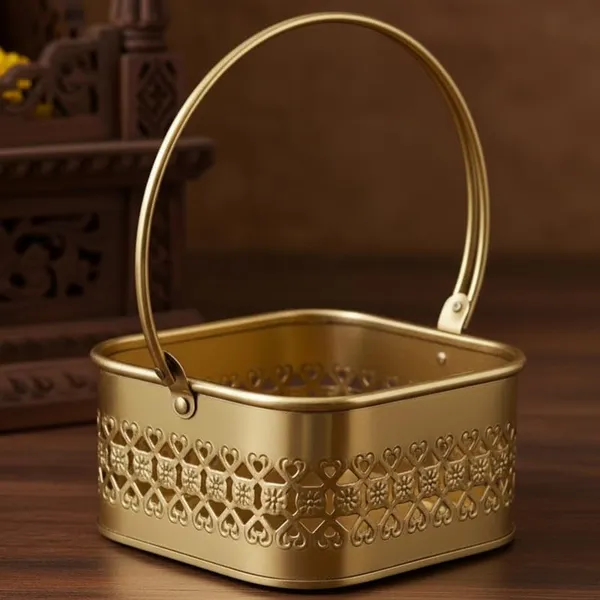 Golden_Brass_Traditional_Pooja_Dalia_Mini_Pooja_Basket_-_0.260_Kg_-_H_21_Cm,_L_15_Cm,_B_15_Cm_-_Colour_Temple_Pooja_Rituals_Accessory_Pooja_Item