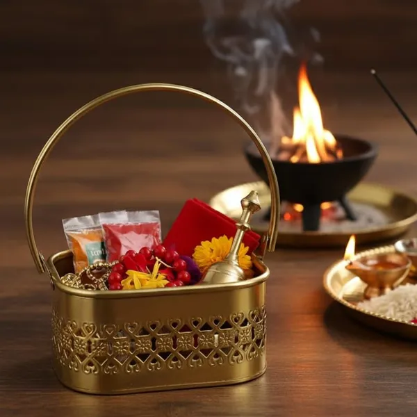 Golden_Brass_Traditional_Pooja_Dalia_Mini_Pooja_Basket_-_0.260_Kg_-_H_21_Cm,_L_15_Cm,_B_15_Cm_-_Colour_Temple_Pooja_Rituals_Accessory_Pooja_Item