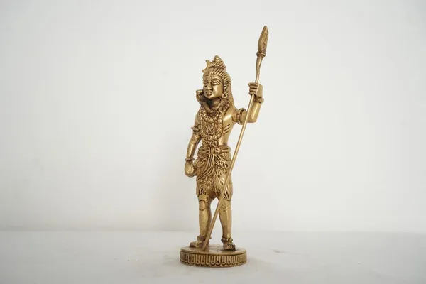 Golden_Brass_Bholenath_Lord_Shiva_Statue_-_0.765_Kg_-_H_17.2_Cm,_L_5.1_Cm,_B_5.1_Cm_-_Standing_With_Trishul_Mahakal_Murti_Mahadev_Figurines_Decorative_Showpiece