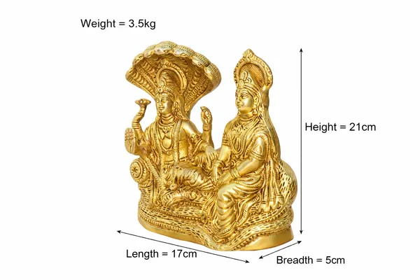 Brass_Ananta_Shesha_Vishnu–Lakshmi_Brass_Idol_||_Height:_21cm__Length:_17cm__Breadth:_5_cm__Weight:_3.5kg