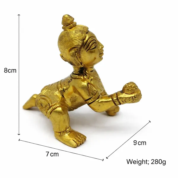 Brass_Golden_Laddu_Gopal_(Bal_Krishna)_Idol_||_Height:_8_cm__Length:_5cm__Width:_7_cm_||_Weight-280g
