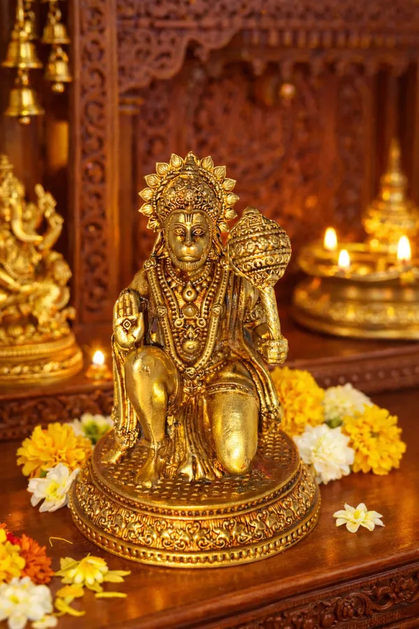 Brass_Hanuman_Ji_Idol_Murti_–_7.5_cm_Height_|_Gold_Finish_Hindu_God_Statue_for_Pooja_Room,_Home_Temple,_Office_&_Car_Dashboard_|_110g