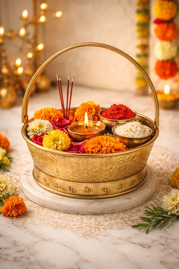 Brass_Pooja_Daliya_with_Handle_–_22_cm,_380_g