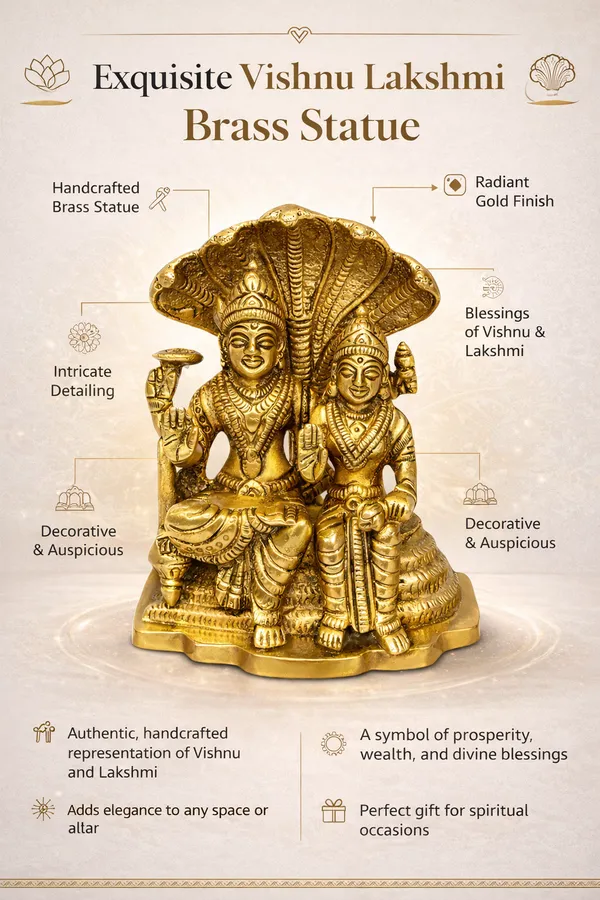 Brass_Vishnu–Lakshmi_Idol_Sitting_on_Sheshnag_||_Handcrafted_Hindu_God_Statue_for_Pooja_||_Height:_14cm,_Length:_12cm__Width:_5cm__Weight:_1.360kg
