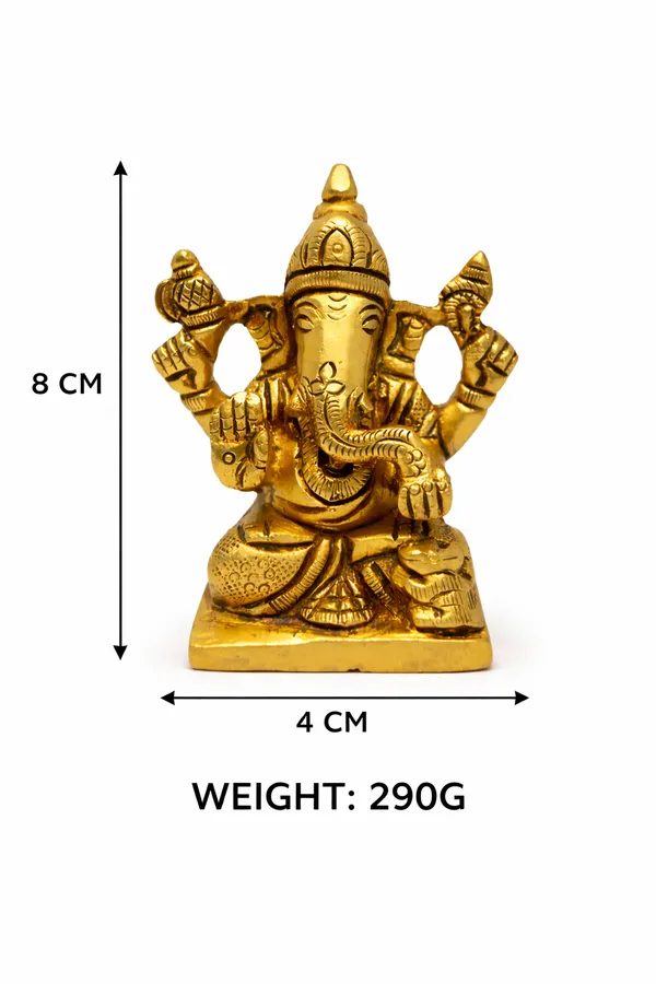 Divine_Brass_Lord_Ganesha_Idol_–_Seated_Blessing_Form_(8_cm)__Weight-290g