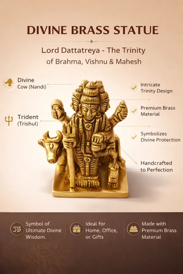 Divine_Dattatreya_Brass_Idol_with_Cow_&_Dog_||_7cm_Sacred_Statue_||Weight-210g
