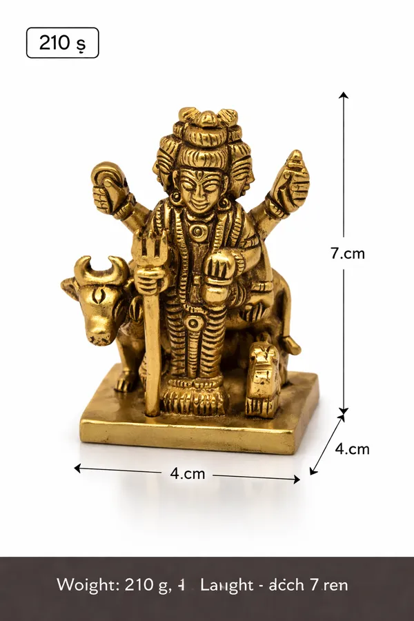 Divine_Dattatreya_Brass_Idol_with_Cow_&_Dog_||_7cm_Sacred_Statue_||Weight-210g