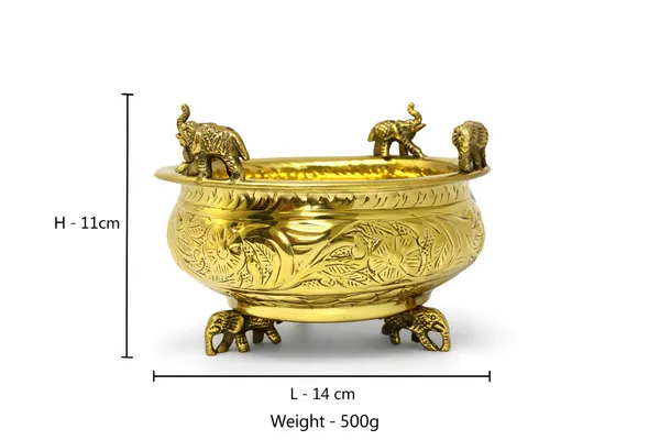 Golden_Handcrafted_Brass_Urli_Bowl_With_Elephant_Design_Traditional_Decorative_Bowl_For_Home_Decor,_Pooja_&_Festive_Decoration_Brass_Flower_Floating_Bowl_30_Cm_Diameter