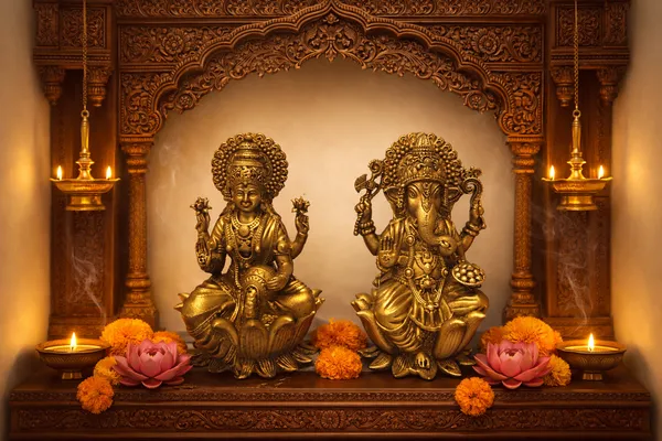 Handcrafted_Brass_Lakshmi_Ganesh_Idol__||_Height:_10_cm__Length:6_cm__Width:5_cm__Weight:_225g_per_piece__Total_Weight:_450g_(Set_of_2)_(Set_of_2)