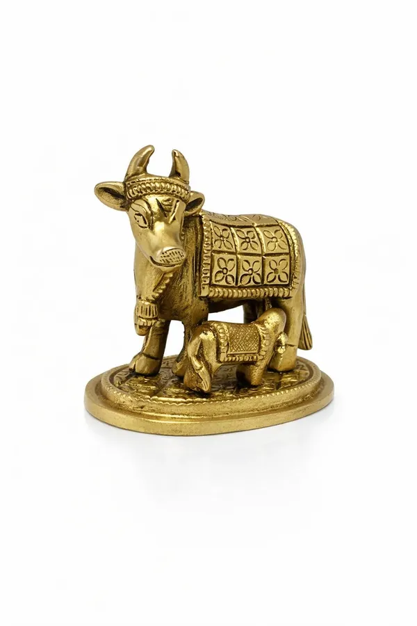 Kamadhenu_Brass_Idol__cow_with_Calf_–_Symbol_of_Prosperity_&_Divine_Blessings