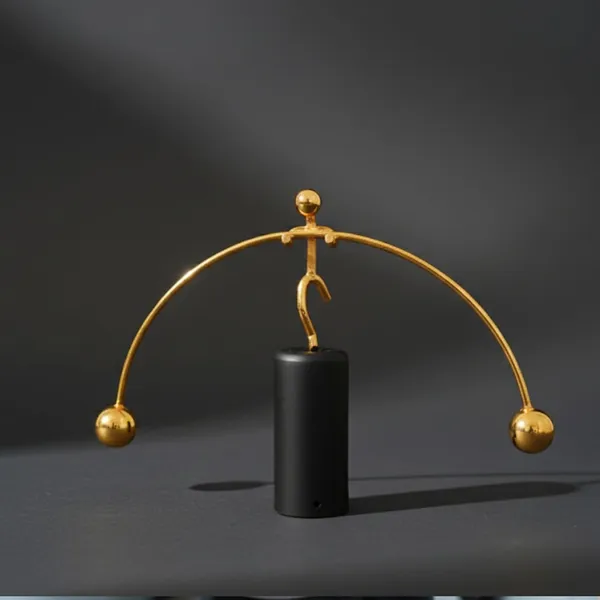Black_&_Gold_Mini_Brass_Lady_Circus_Balance_Figurine_Showpiece