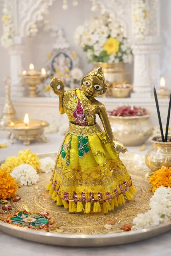 Laddu_Gopal_Ji_Nritya_Murti_with_Decorative_Dress_Brass_|_10_cm_|_180_g_|_Pooja_&_Home_Temple_Statue
