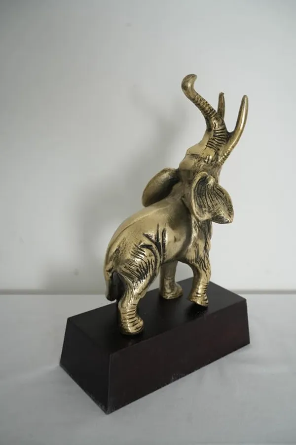 Golden_Metal_Elephant_Idol_-_Auspicious_Good_Luck_Showpiece_-_1.340_Kg_-_H_34.50_Cm,_L_23_Cm,_B_10_Cm_-_Home_Decor_Mandir_Pooja_Room_Gifting