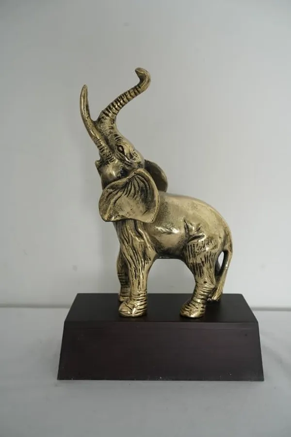 Golden_Metal_Elephant_Idol_-_Auspicious_Good_Luck_Showpiece_-_1.340_Kg_-_H_34.50_Cm,_L_23_Cm,_B_10_Cm_-_Home_Decor_Mandir_Pooja_Room_Gifting
