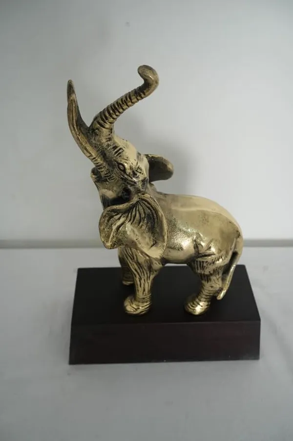 Golden_Metal_Elephant_Idol_-_Auspicious_Good_Luck_Showpiece_-_1.340_Kg_-_H_34.50_Cm,_L_23_Cm,_B_10_Cm_-_Home_Decor_Mandir_Pooja_Room_Gifting