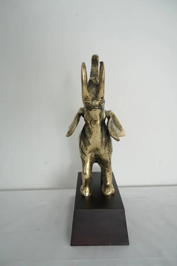 Golden_Metal_Elephant_Idol_-_Auspicious_Good_Luck_Showpiece_-_1.340_Kg_-_H_34.50_Cm,_L_23_Cm,_B_10_Cm_-_Home_Decor_Mandir_Pooja_Room_Gifting